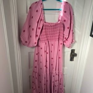 Dahlia Embroidered Maxi Dress